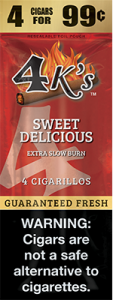 4 Kings Cigars Sweet Delicious 15 Pouches of 4  Buitrago Cigars