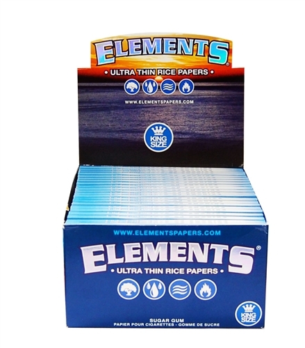 Elements Cigarette Rolling Papers King Size 50Ct 716165177784 Buitrago Cigars