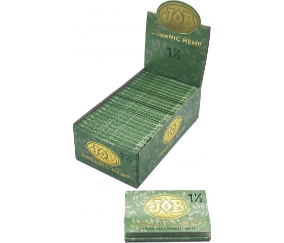 JOB Organic Hemp Cigarette Paper 1.25 24Ct 086400901284-4P