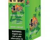 4 Kings Cigars Irish Cream 15 Pouches of 4 842426150484