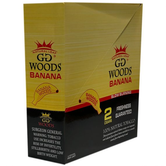 GG Woods Cigars Natural 15 Pouches of 2 (Flavors) GGWOODNAT-BA