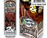 Double Platinum Blunt Wraps Chocolate 25/2 Ct 644536227120-5P