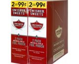 Swisher Sweets Cigarillos Foil Regular 30 Pouches of 2 SKU-430-Half Box