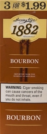 Garcia Y Vega 1882 Bourbon Cigars 3 for 1.99 2263