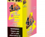 4 Kings Cigars Pink Lemonade 15 Pouches of 4 842426150453