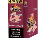 4 Kings Cigars Pomegranate 15 Pouches of 4 842426150422