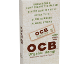 OCB Cigars Papers Organic Hemp Single Wide 24/50 Ct. Box 86400901062