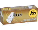 4 Aces Cigarette Filter Tubes King Size Gold 5/200 Ct. Boxes 077170110495-BO