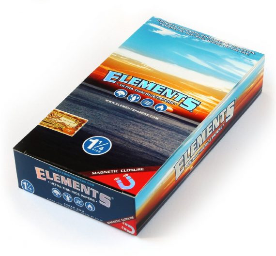 Elements Cigarette Rolling Papers 1.25 25Ct 716165177302