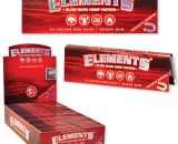 Elements Cigarette Rolling Papers RED 1.25 25Ct 716165250340
