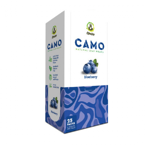 CAMO Natural Leaf Wraps Blueberry 25/5