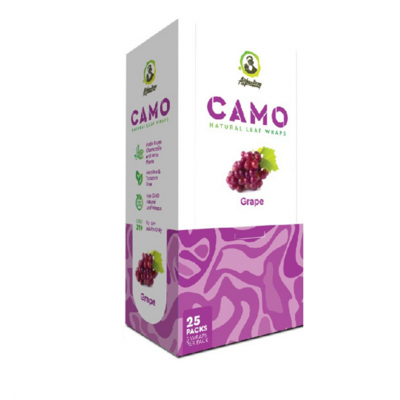 CAMO Natural Leaf Wraps Grape 25/5