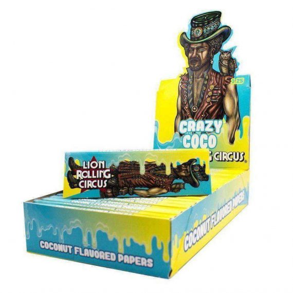 Lion Rolling Circus 1 1/4" Crazy Coco Rolling Papers