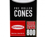 Futurola Cones Reefer Size Classic White 800 Ct 2580-FU