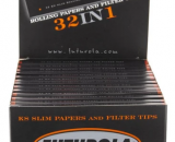 Futurola King Size Slim Rolling Papers + Tips - 26ct 2583-2P