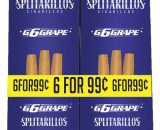 Splitarillos Grape Cigarillos 30 Pouches of 3 2329