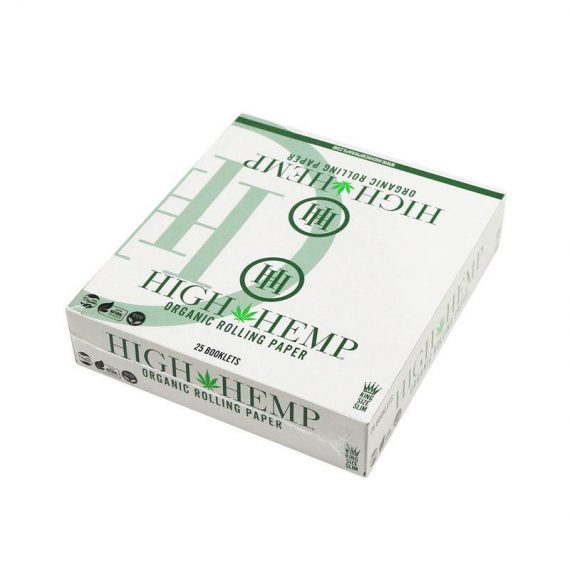 High Hemp Organic King Size Rolling Papers 25 Booklets