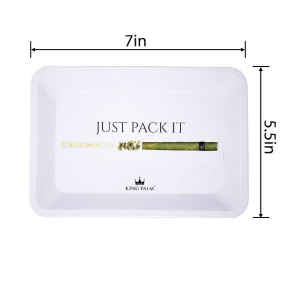 King Palm Rolling Rolling Tray Small- Just Pack It