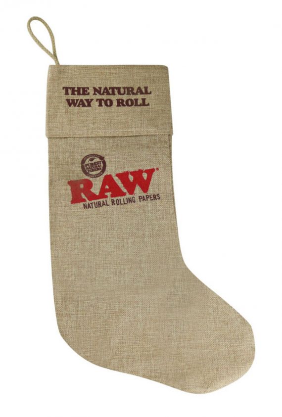 Raw Burlap Holiday Stocking - 17 RAWSTOCK