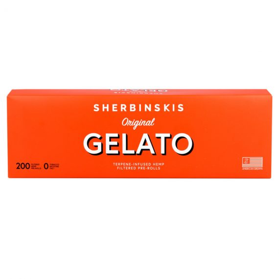 Sherbinskis Hemp Pre-Roll Gelato SKU-1283-Single Pack of 20 Cigarettes