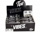 Vibes Tips Rolling Paper 50 Pk. 1 1/4 1766-10