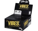 VIBES Ultra Thin Rolling Papers w/ Filters / 24pc Display 1769-6B