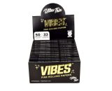 VIBES Ultra Thin Rolling Papers Kingsize Slim / 50pc Display 1779-10