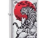 Zippo Asian Tiger Chrome Lighter 191693091663