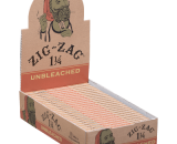Zig Zag Unbleached 1 1/4 Papers 25 Ct. Box 008660007353-5B