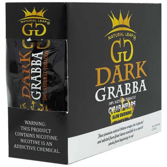 GG Dark Grabba Cigar Leaf 25Ct 752830173747