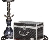 Dual Hose Hookah Pipe 19 inch with case 2043-1