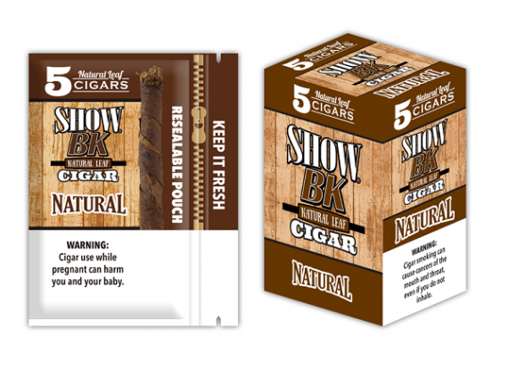 Show BK Cigars Natural 8 Packs of 5 207533333433